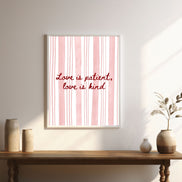 Love Is Patient, Love Is Kind - Printable Wall Art