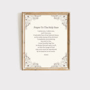 Holy Face of Jesus - Shroud of Turin - Set of 3 Printable Posters