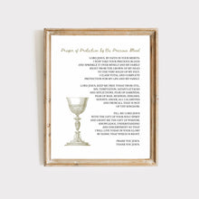 Load image into Gallery viewer, Prayer of Protection by the Precious Blood:  Printable Wall Art
