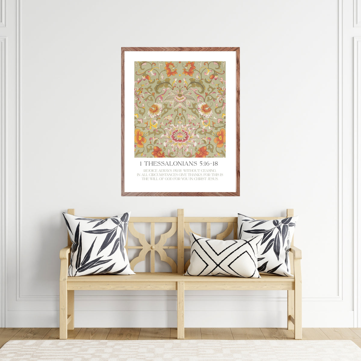 Give Thanks -1 Thessalonians - Printable Wall Art