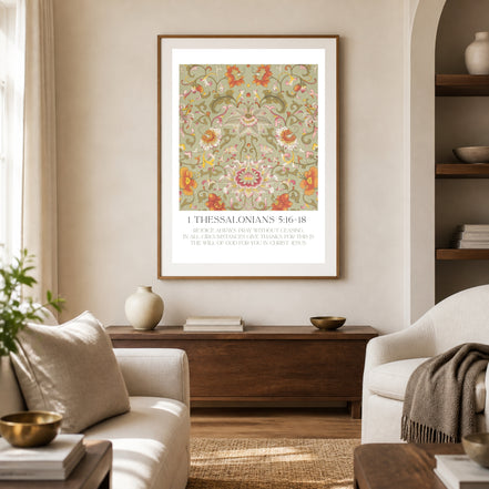 Give Thanks -1 Thessalonians - Printable Wall Art