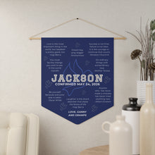 Load image into Gallery viewer, Confirmation Pennant for Boys - Inspirational Quotes
