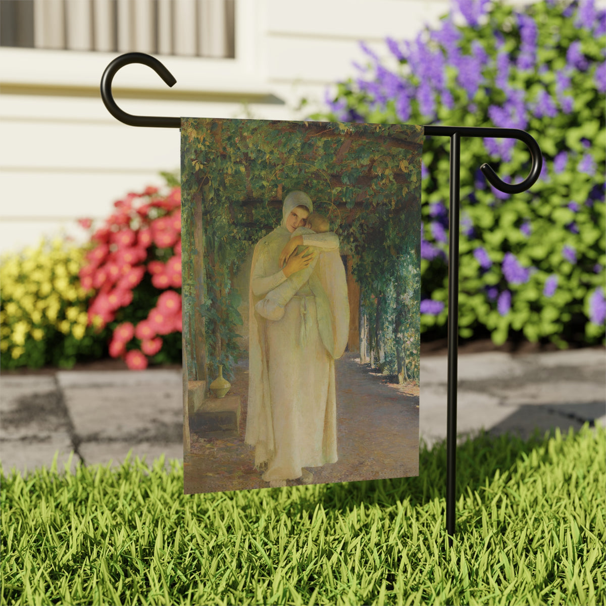 Our Lady of the Vineyard - Garden Flag