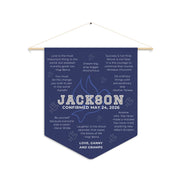 Confirmation Pennant for Boys - Inspirational Quotes