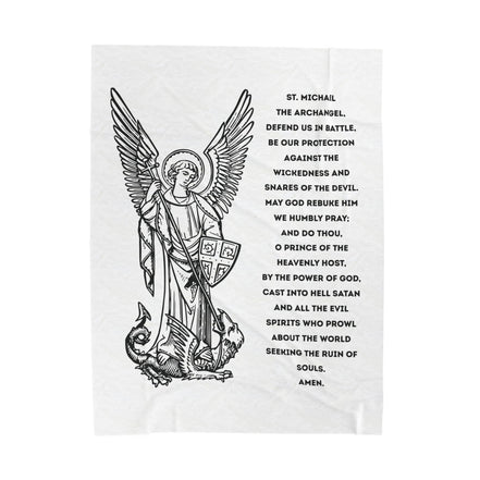 St Michael Archangel Blanket