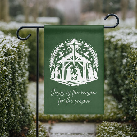 Jesus is the Reason for the Season - Garden Flag