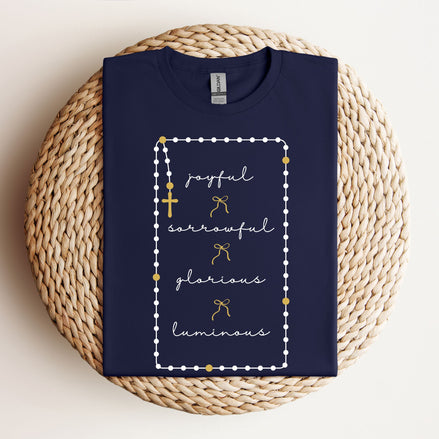 Mysteries of the Rosary Short Sleeve Shirt