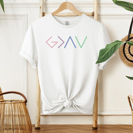 God is Greater than the Highs and Lows - Unisex T-Shirt