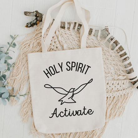 Holy Spirit Activate Tote Bag