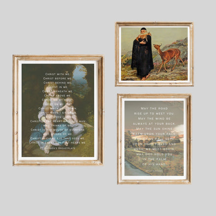Irish Blessings | St. Patrick Artwork - Set of 3 Printable Wall Art Designs