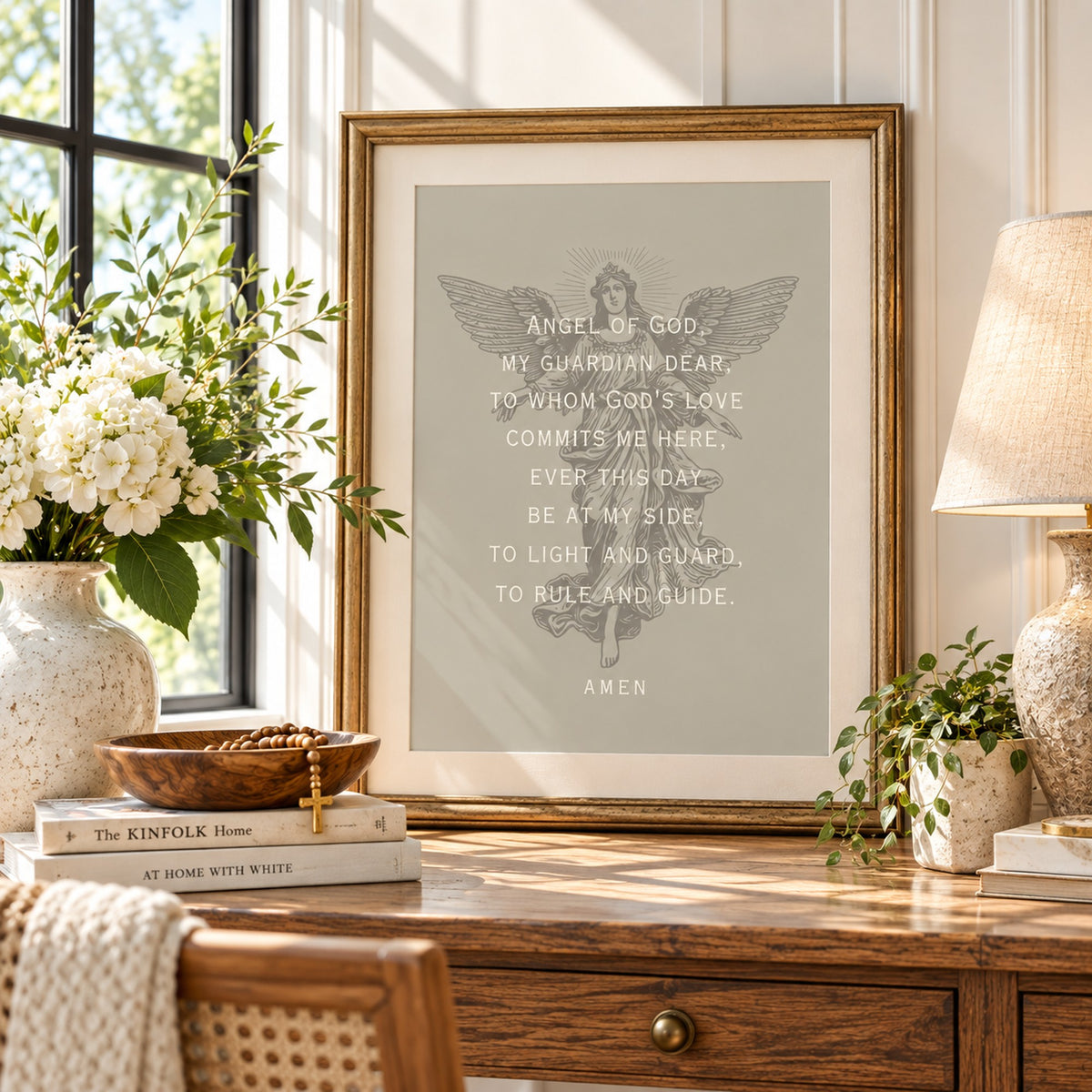 Angel of God:  Guardian Angel Prayer - Printable Wall Art