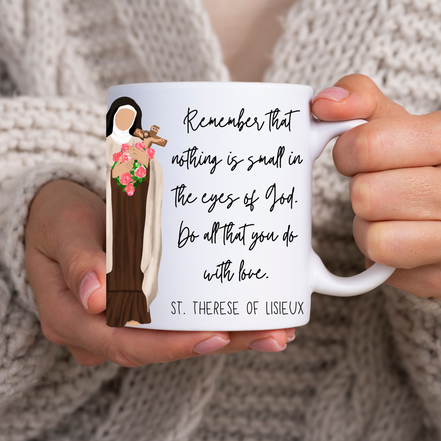 St. Therese of Lisieux Quotes Mug