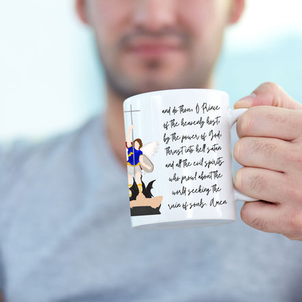 St. Michael the Archangel Prayer Mug