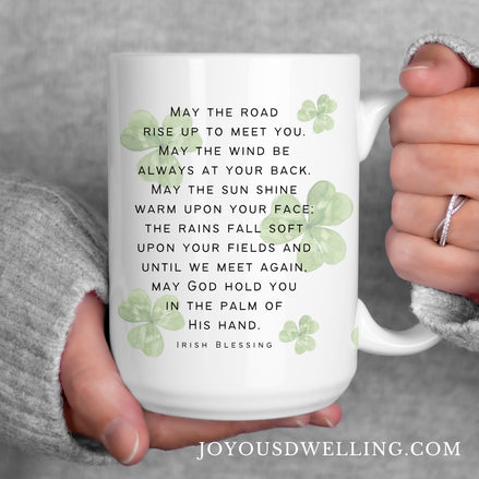 Irish Blessing Mug - May the Road Rise Up to Meet You