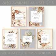 Fearfully and Wonderfully Made: Psalm 139 - Floral Printable Wall Art