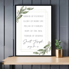 Load image into Gallery viewer, St. Joseph Printable Art: Set of 3 Gallery Wall Prints
