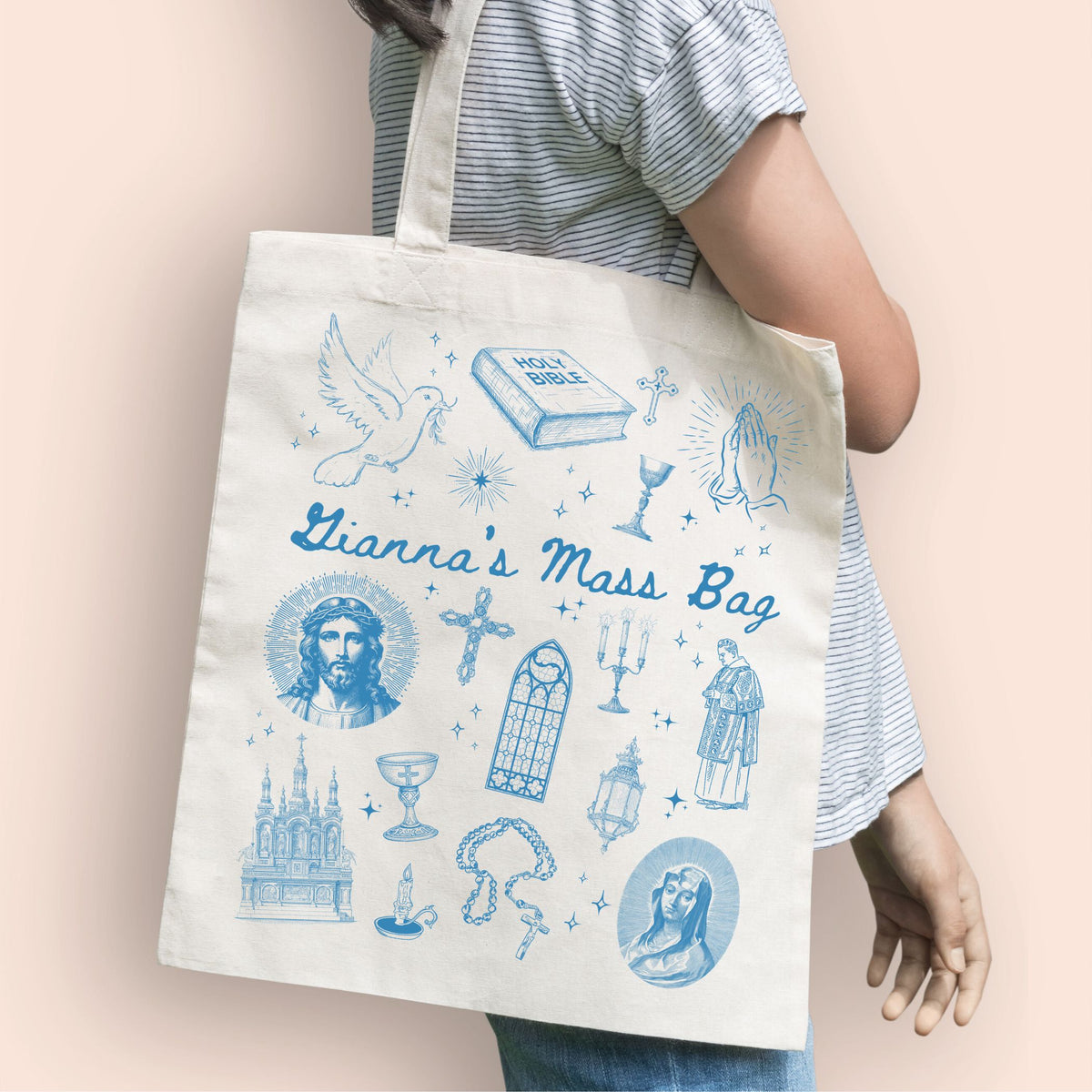 Personalized Mass Bag - Doodle Illustrations