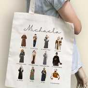 Personalized Saint Tote Bag