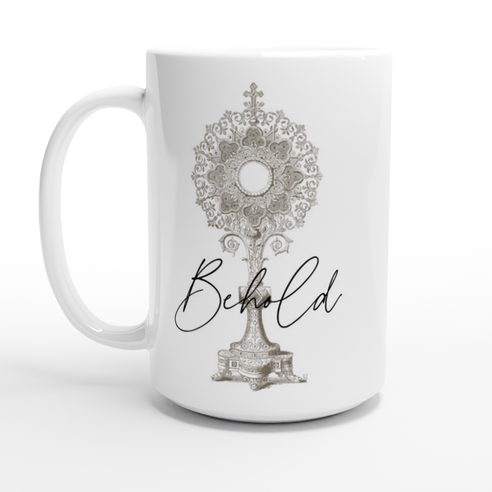 Eucharistic Adoration Mug: Behold