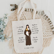St. Clare of Assisi - Tote Bag