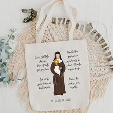 Load image into Gallery viewer, St. Clare of Assisi - Tote Bag
