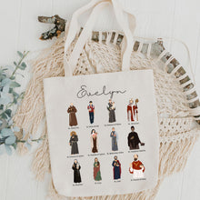 Load image into Gallery viewer, Personalized Saint Tote Bag
