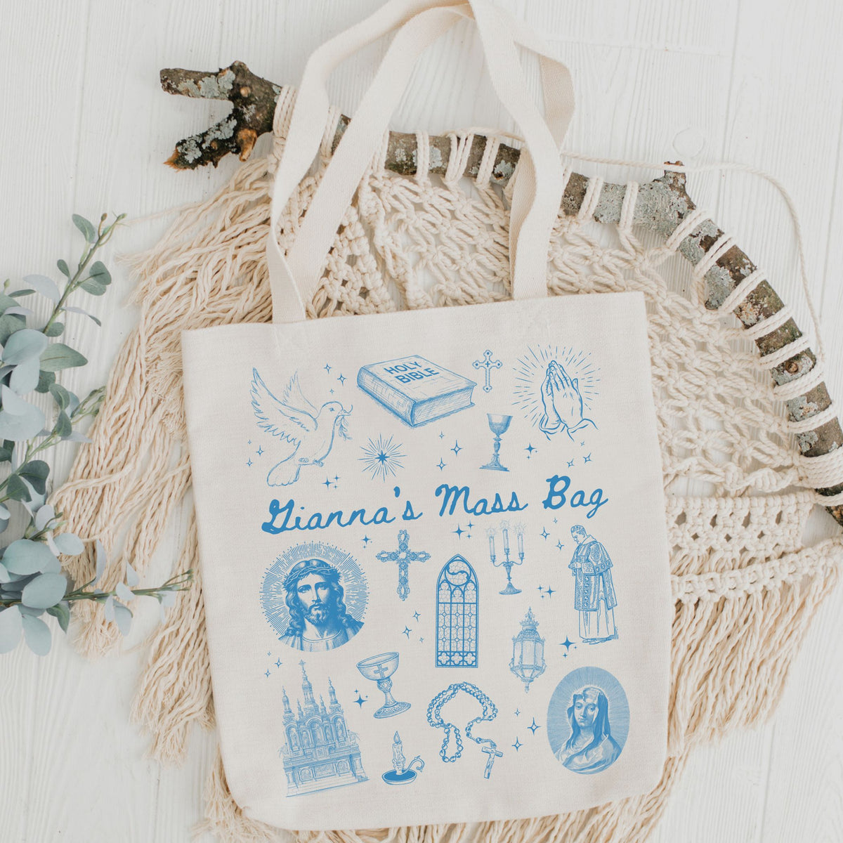 Personalized Mass Bag - Doodle Illustrations