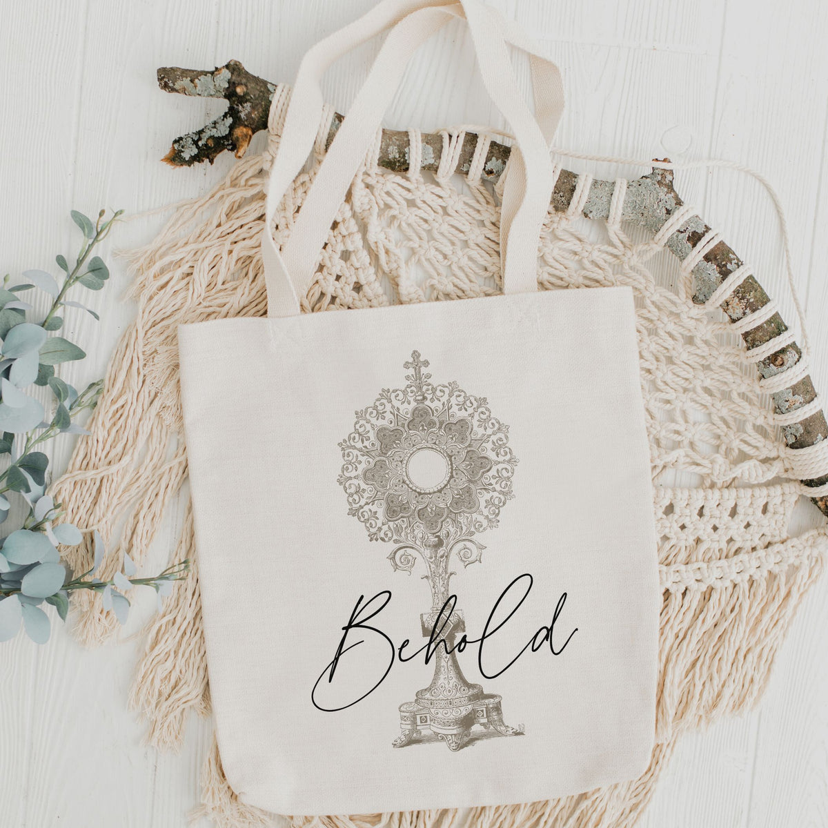 Behold - Eucharistic Tote Bag