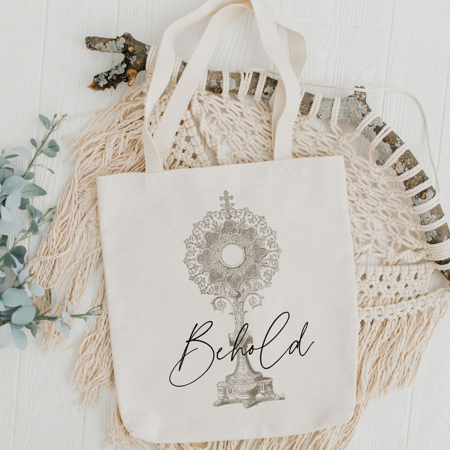Behold - Eucharistic Tote Bag