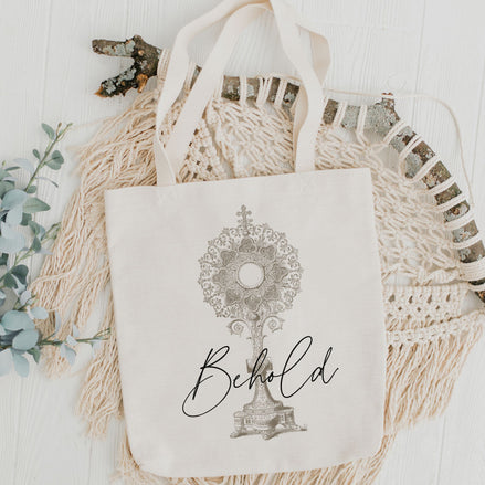 Behold - Eucharistic Tote Bag