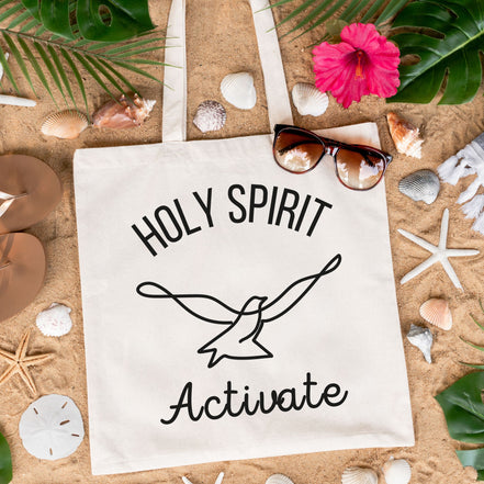 Holy Spirit Activate Tote Bag