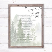 You Will Teach Them to Fly - St. Teresa of Calcutta - Printable Wall Art