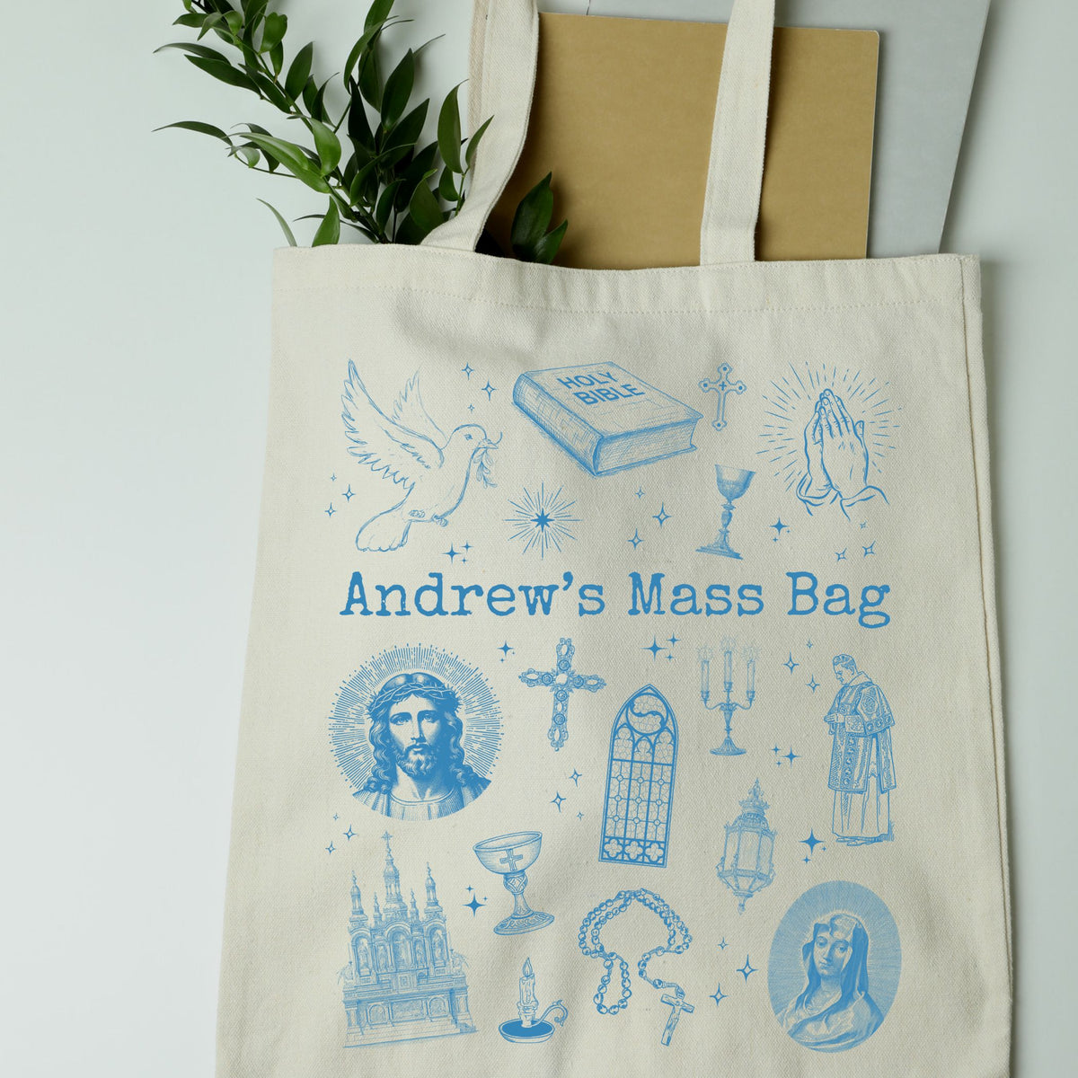 Personalized Mass Bag - Doodle Illustrations