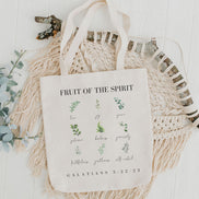 Fruit of the Spirit Botanical Tote Bag