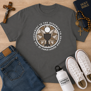 St Carlo Acutis: Eucharist is the Highway to Heaven - YOUTH Comfort Colors® Shirt