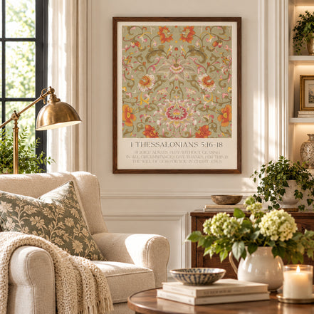 Give Thanks -1 Thessalonians - Printable Wall Art