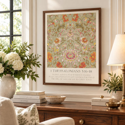 Give Thanks -1 Thessalonians - Printable Wall Art