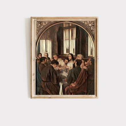 Last Supper of Christ - Printable Wall Art