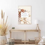 Christian Floral Motherhood Bible Verses:  Set of Printable Wall Art