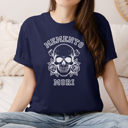 Memento Mori Varsity Unisex TShirts