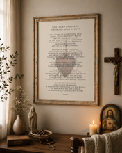 Load image into Gallery viewer, Pope Leo XIV's Prayer to the Sacred Heart of Jesus

