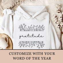 Load image into Gallery viewer, Personalized Word of the Year Hoodie
