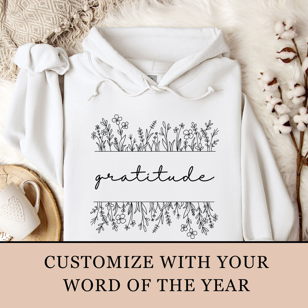Personalized Word of the Year Hoodie