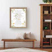 You Will Teach Them to Fly: Mother Teresa - Floral Printable Wall Art