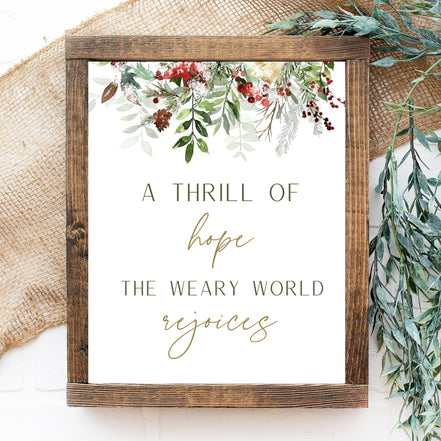 Christmas Printable Art Bundle - Set of 8 Printable Designs