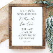 All Things Work for Good - Printable Wall Art