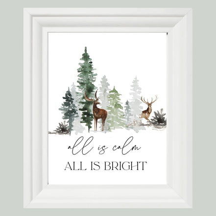 All is Calm - Printable Wall Art