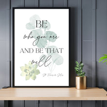 Load image into Gallery viewer, &quot;Be Who You Are - Botanical&quot; Printable Wall Art
