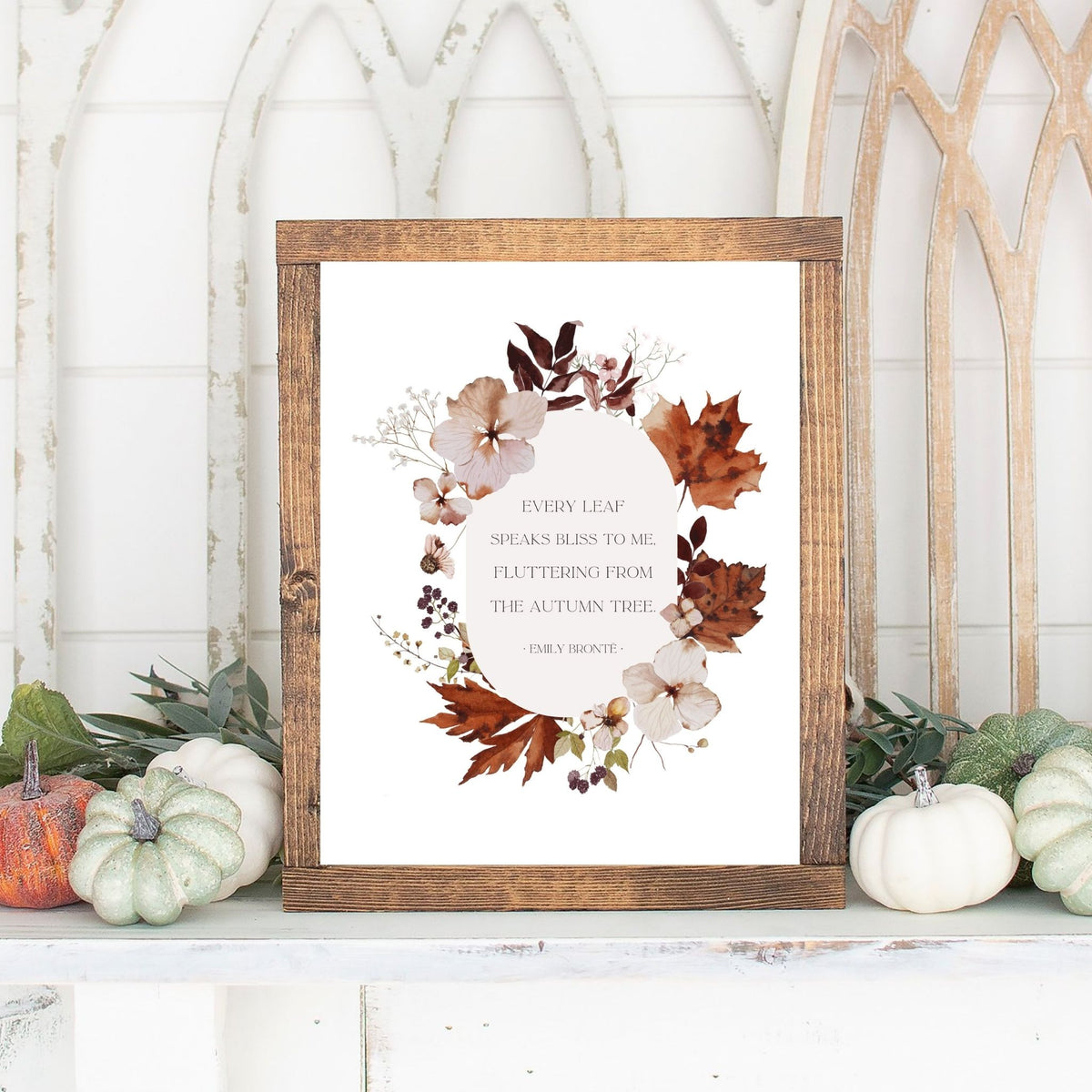 Autumn Printable Bundle:  Set of 8 Printable Fall Designs