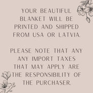 Be Still and Know That I Am God - Psalm 46:10 - Minky Throw Blanket